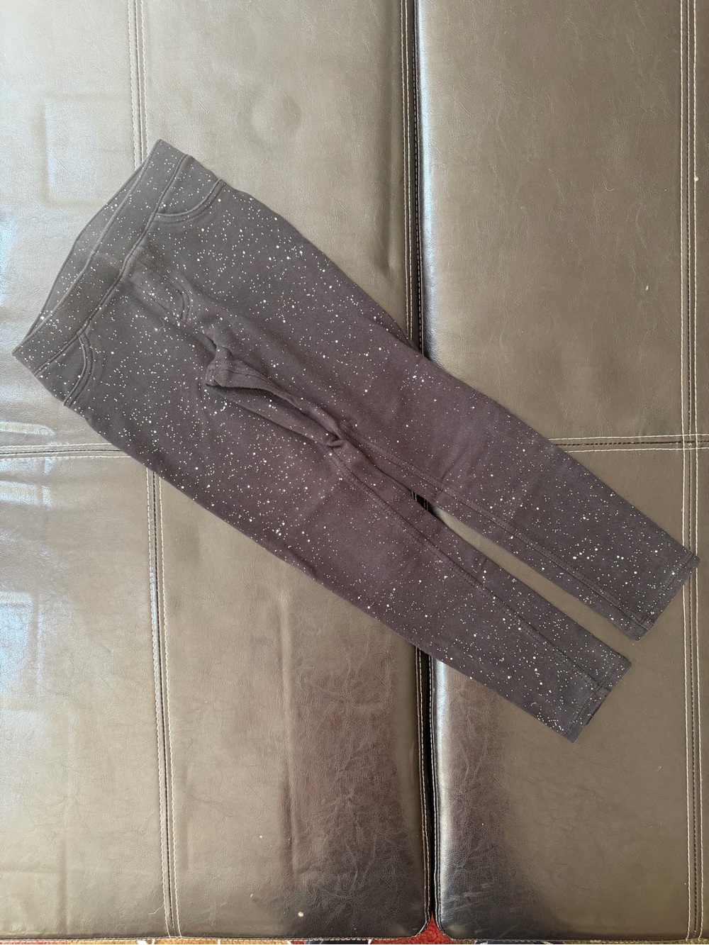 Jumping Beans - Girl’s Black Sparkly Leggings